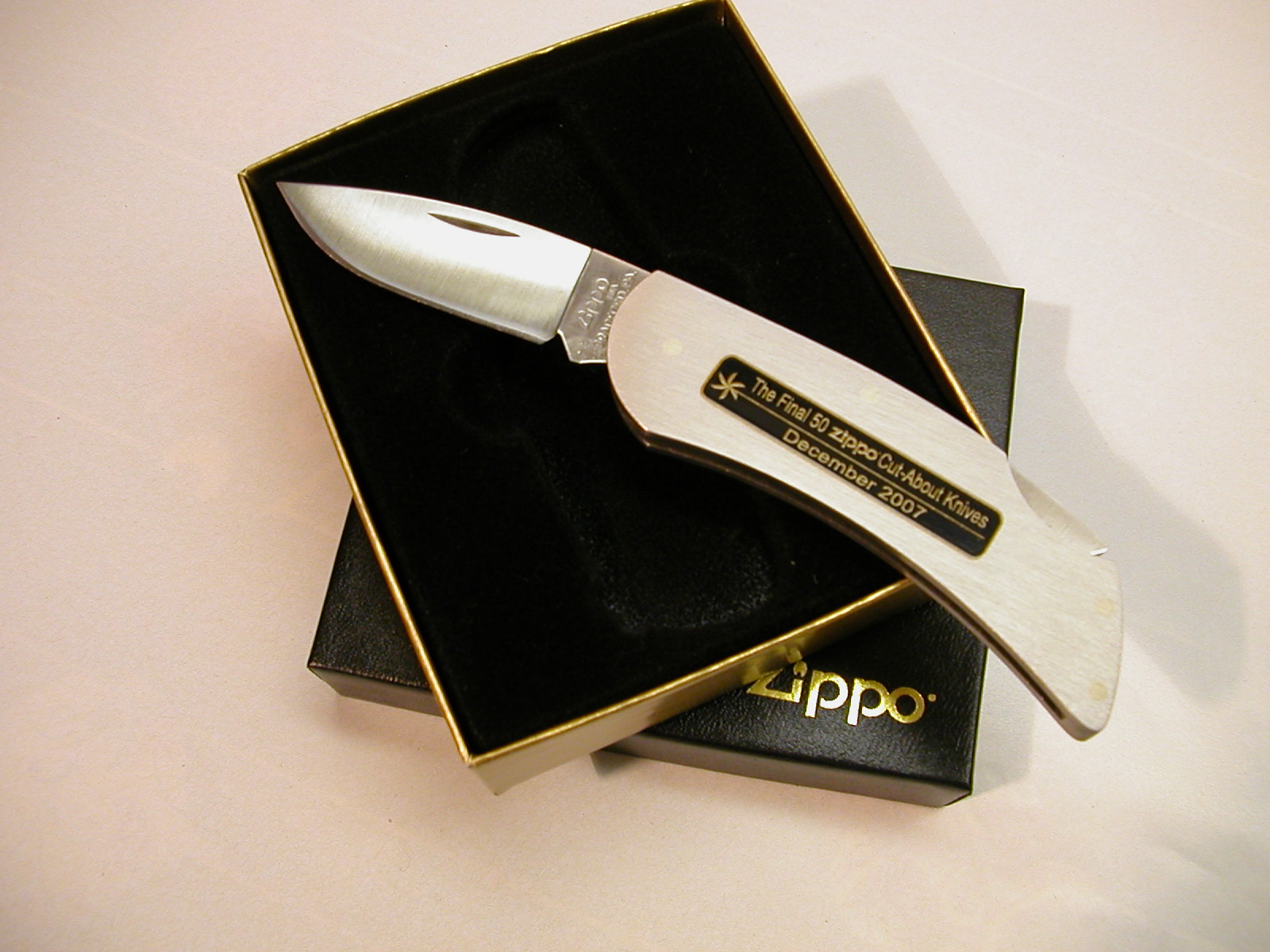 PRODUCT: Zippo 7200 Cut About.  The final 50 made! -- $149.00